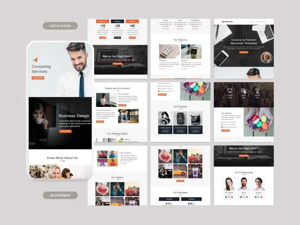 Plantilla De Correo Marketing Responsiva