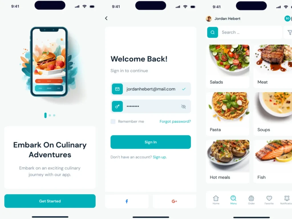 DineHub – Plantilla React Native para Delivery de Comida
